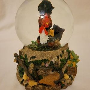 Rooster Snow Globe